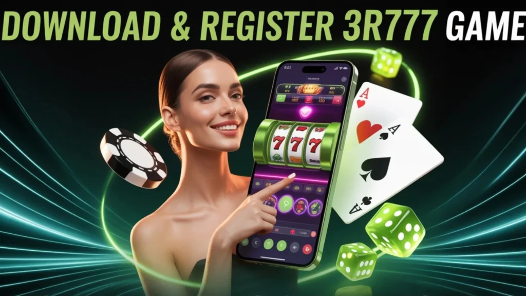 download 3rr777 game apk on android phone installation process screen